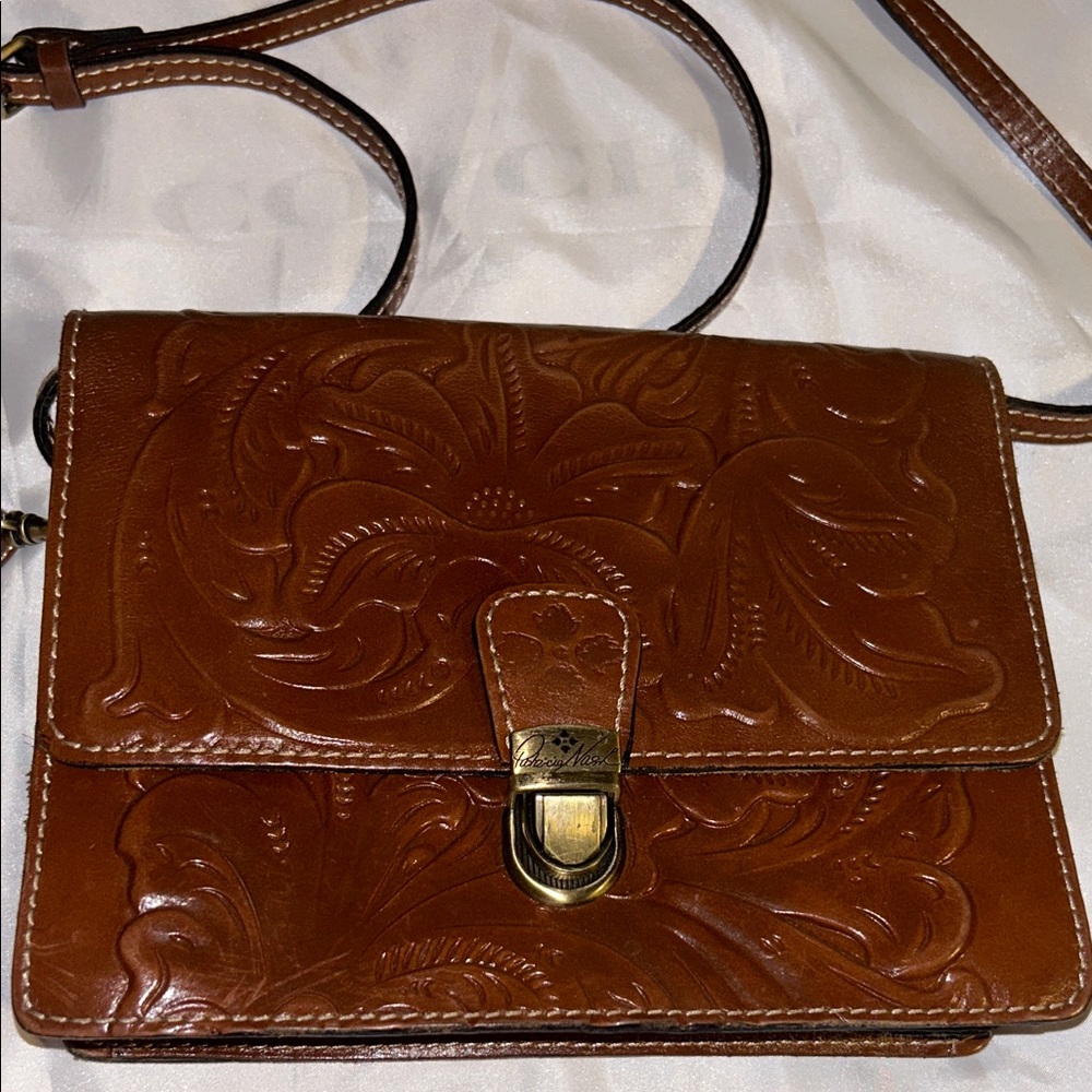 Patricia Nash Leather Crossbody Bag